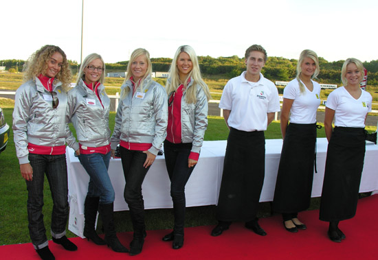 Ferrari host and hostesses 2008