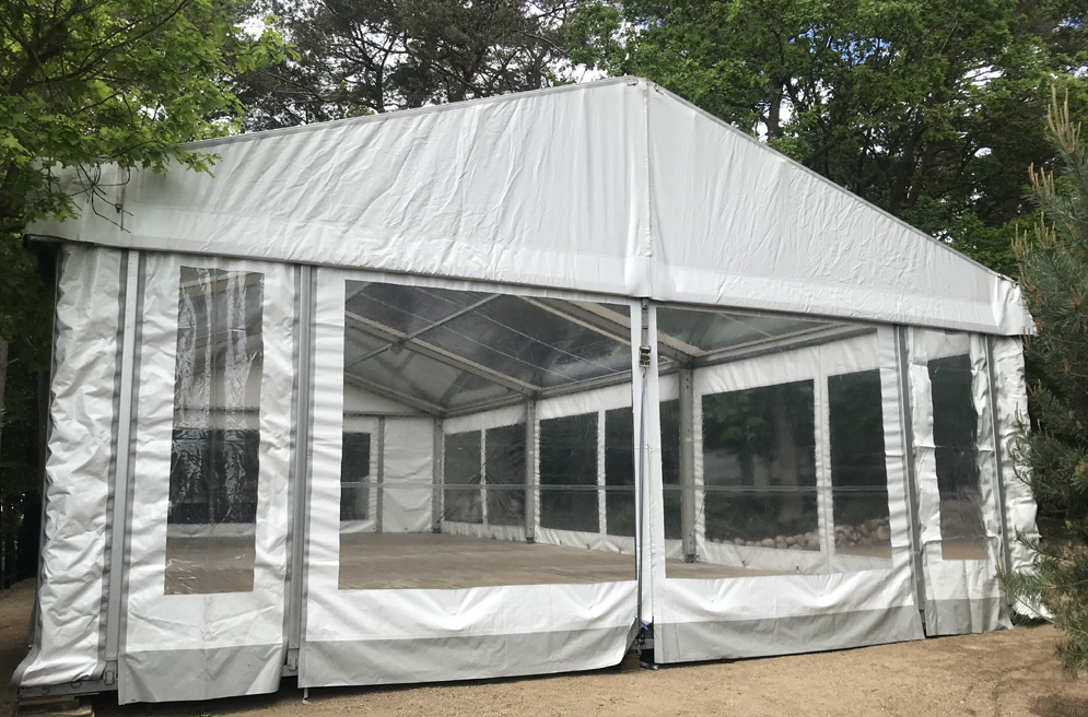 Transparent Tent of 7,5x15m