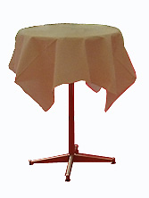 Cafe table, diameter: 80cm, height: 114cm