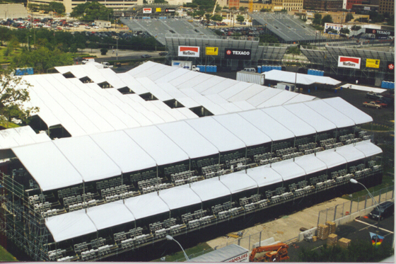 Roofed Overdækning i 2 og 3 etagers telte