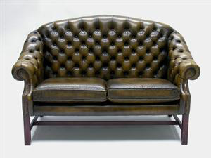 185-03301 Chesterfield 2-pers sofa Wade - 143 cm - Grøn