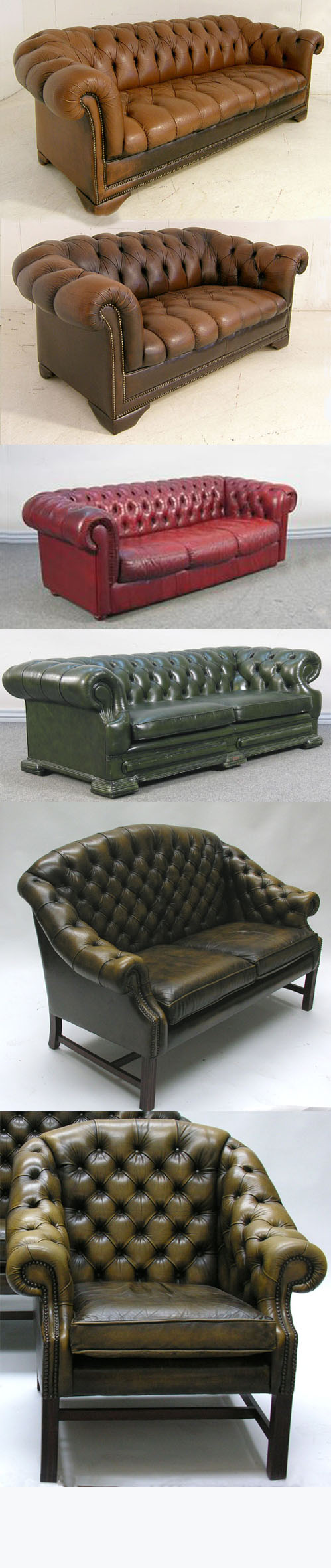 185-032499>185-03312 Chesterfield sofas - look under Chesterfield