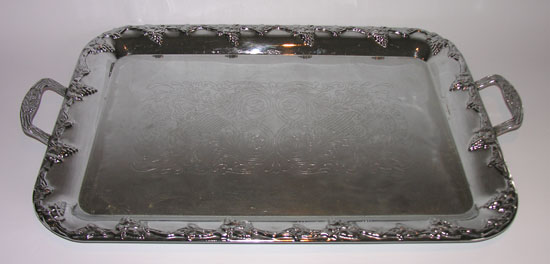 185-5070 Tray highly polished 332 - 56x40cm