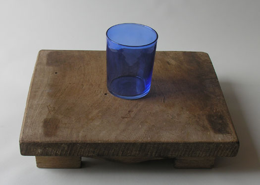 Water glass Dou Blue