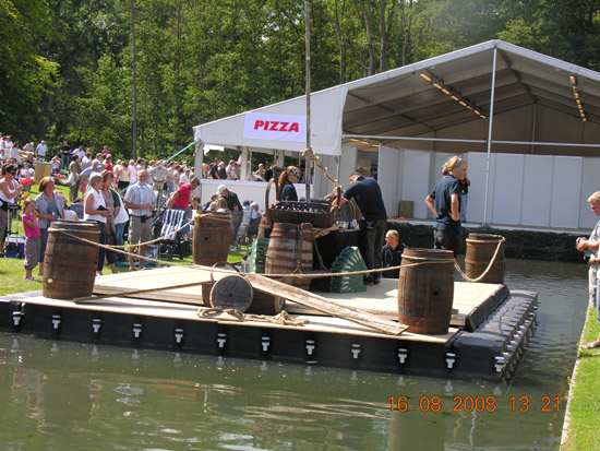 Pirate raft at Ledreborg Palace