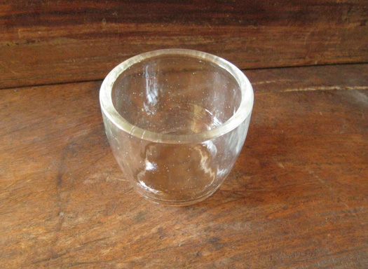 185-50124 Glass bowl rustic Diameter: 8 cm H: 6 cm
