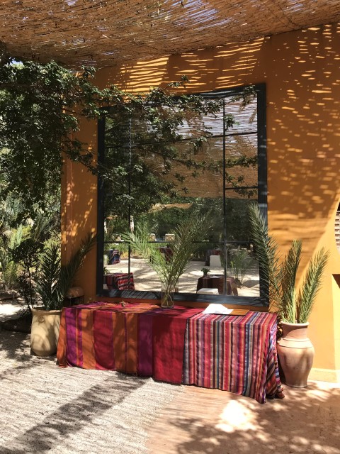 Maroc Berber tablecloth silk diff. colours 2x3m