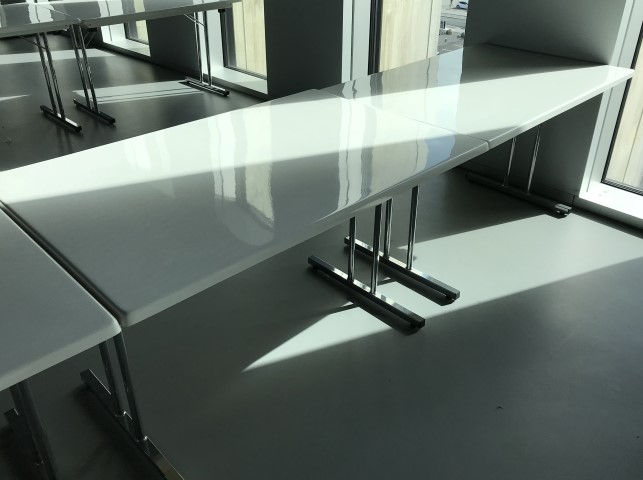 Table Composit flame retardant 79x180cm