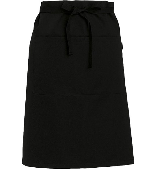 Front piece / servant apron long black