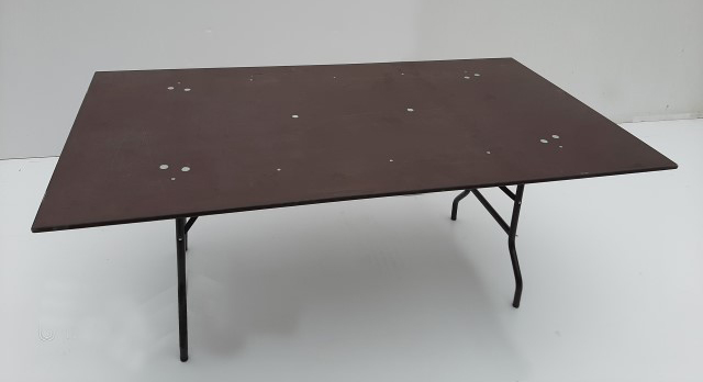 185-00840 Table 100x180 cm darkplywood
